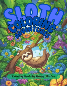 Sloth Coloring Book By Honey Witcher